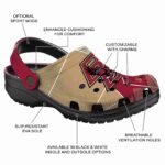 boston college eagles geometric background clog best selling