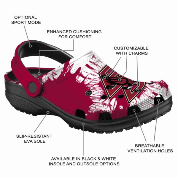 boston college eagles splatter graphics clog new arrival