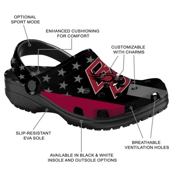 boston college eagles stellar stripes theme clog new arrival