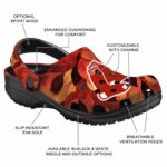 Boston Red Sox Autumn Leaves Crocs Fashion forward