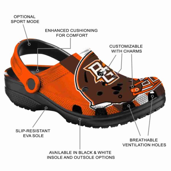 bowling green falcons helmet stripes clog new arrival