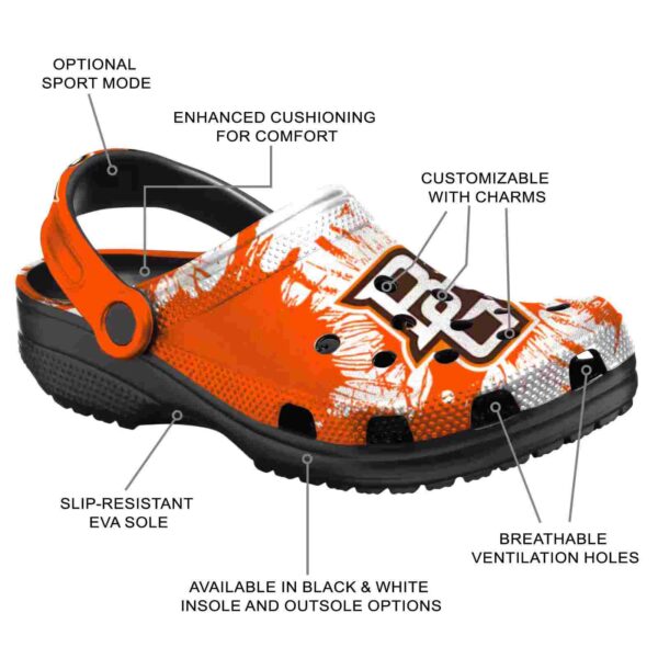 bowling green falcons splatter graphics clog new arrival