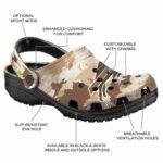 Buffalo Bills Desert Camo Crocs Fashion forward