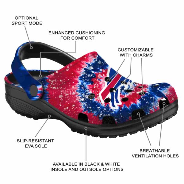 buffalo bills radiant burst effect crocs new arrival
