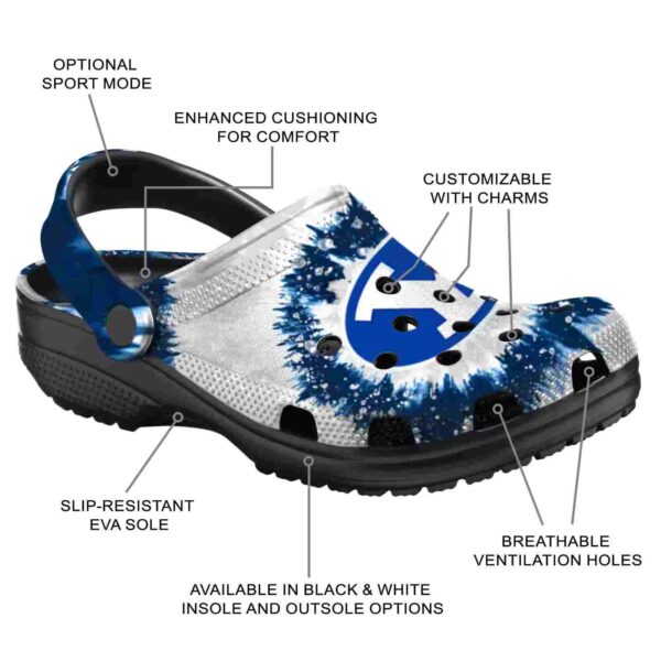 byu cougars radiant burst effect clog new arrival