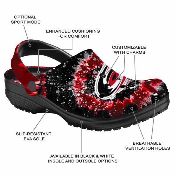 carolina hurricanes radiant burst effect clog new arrival