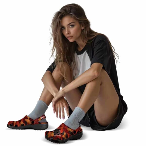 carolina panthers autumn leaves crocs premium grade