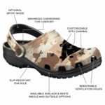 Carolina Panthers Desert Camo Crocs Fashion forward