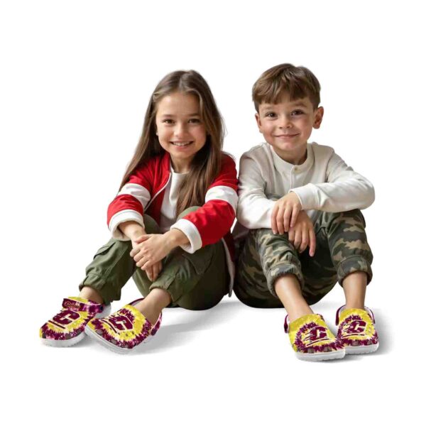 central michigan chippewas radiant burst effect clog fashion forward