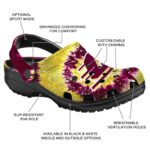 central michigan chippewas radiant burst effect clog best selling