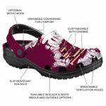 central michigan chippewas splatter graphics clog best selling