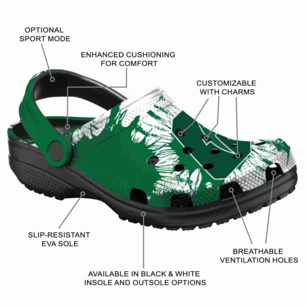 charlotte 49ers splatter graphics clog new arrival