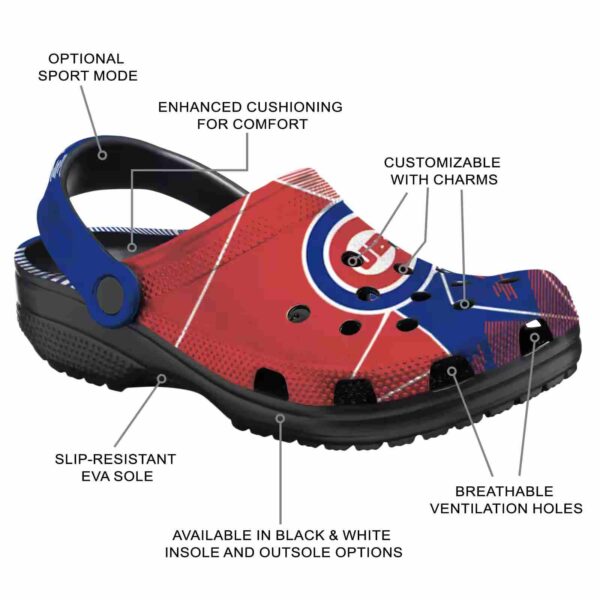 chicago cubs geometric background crocs new arrival