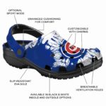 Chicago Cubs Splatter Graphics Crocs Best selling