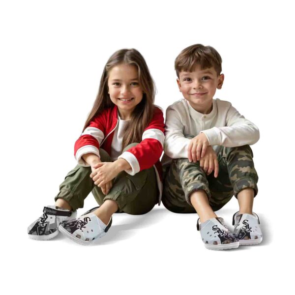 chicago white sox geometric background crocs fashion forward