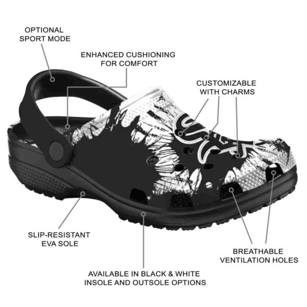 chicago white sox splatter graphics crocs new arrival