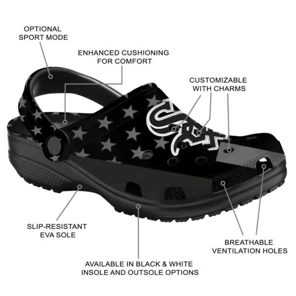 chicago white sox stellar stripes theme crocs new arrival