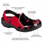 cincinnati bearcats helmet stripes clog best selling