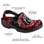 cincinnati bearcats radiant burst effect clog best selling