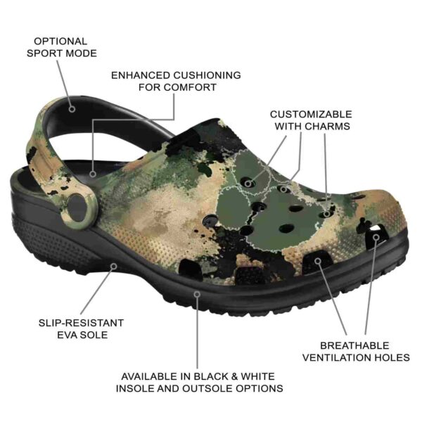 clemson tigers camouflage craze crocs new arrival