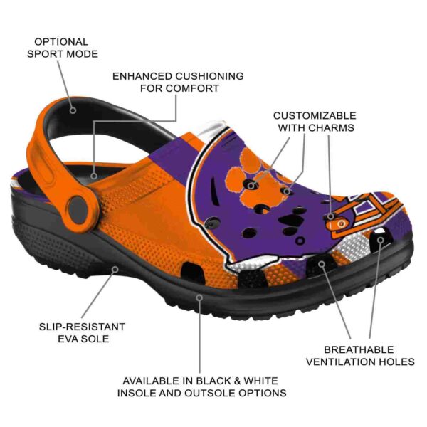 clemson tigers helmet stripes crocs new arrival
