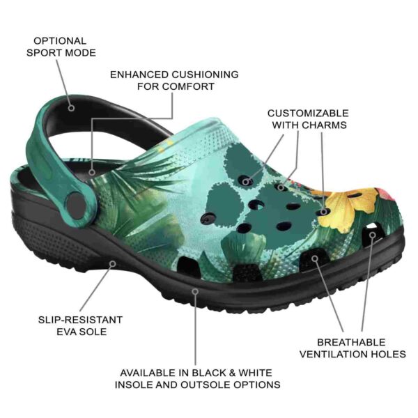 clemson tigers tropical vibes crocs new arrival