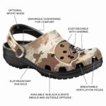Cleveland Browns Desert Camo Crocs Fashion forward