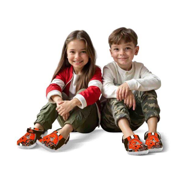cleveland browns helmet stripes crocs fashion forward