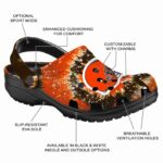 Cleveland Browns Radiant Burst Effect Crocs Best selling