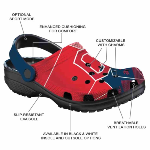 cleveland guardians geometric background crocs new arrival