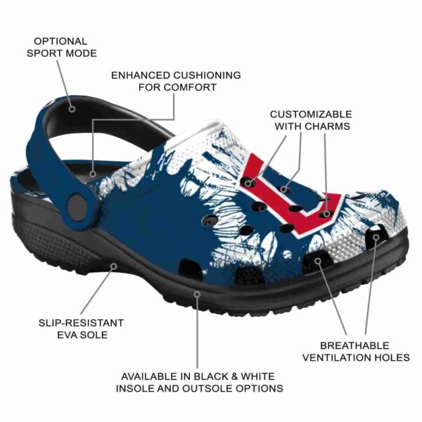 cleveland guardians splatter graphics crocs new arrival