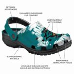 coastal carolina chanticleers splatter graphics clog best selling