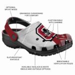 colgate raiders geometric background clog best selling