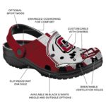 colgate raiders helmet stripes clog best selling