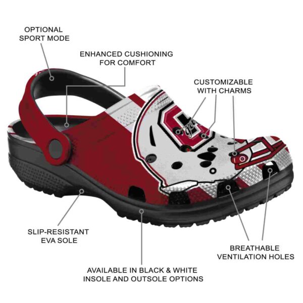 colgate raiders helmet stripes clog new arrival