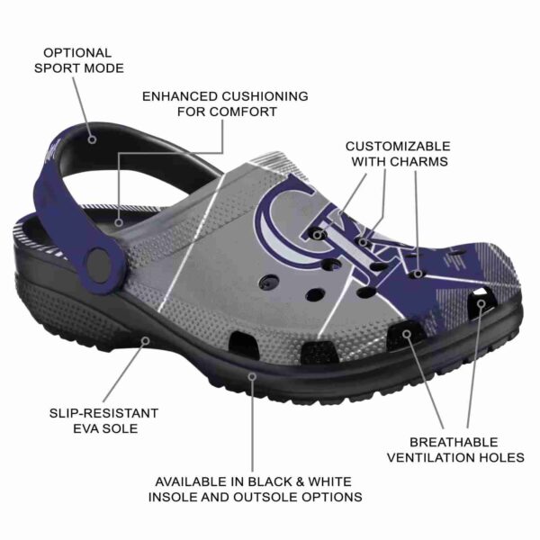 colorado rockies geometric background crocs new arrival