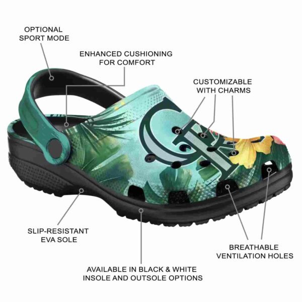 colorado rockies tropical vibes crocs new arrival