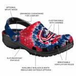 columbus blue jackets radiant burst effect clog best selling