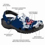 columbus blue jackets splatter graphics clog best selling
