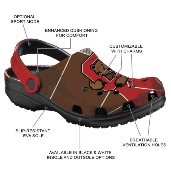cornell big red geometric background clog new arrival