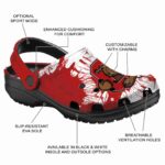 cornell big red splatter graphics clog best selling