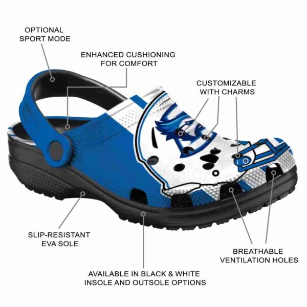 creighton bluejays helmet stripes clog new arrival