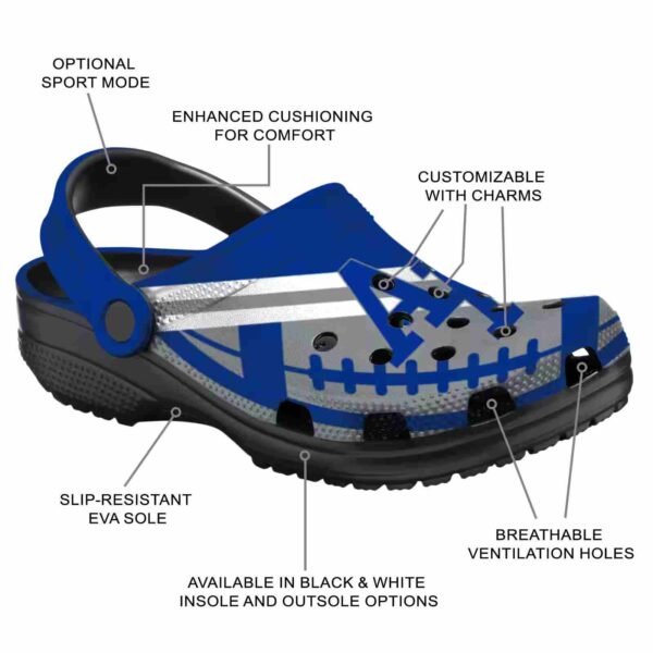 custom air force falcons football motif clog new arrival