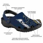 custom akron zips contrasting stripes clog best selling