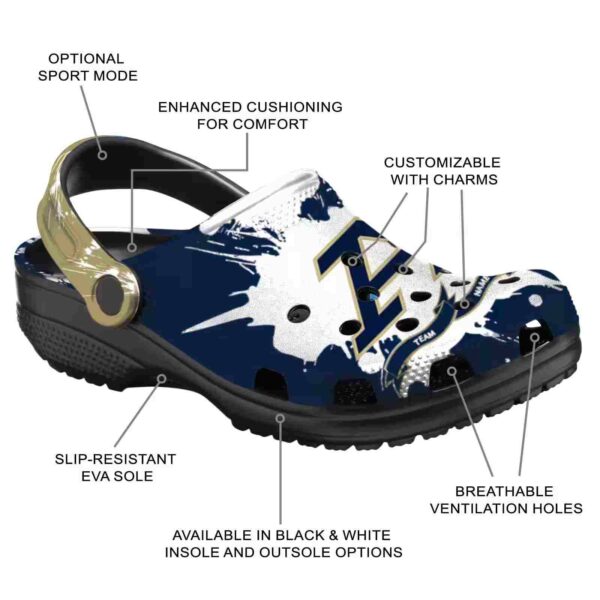 custom akron zips splatter pattern clog new arrival