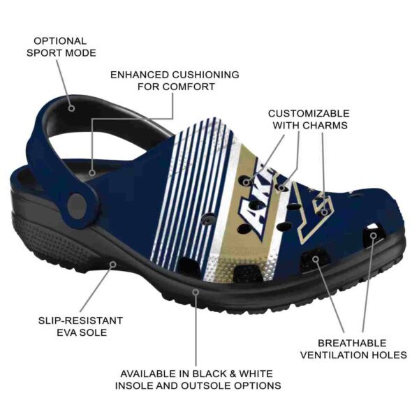 custom akron zips vibrant dual tone clog new arrival
