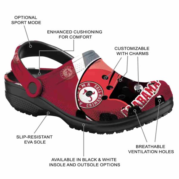 custom alabama crimson tide baseball helmet crocs new arrival