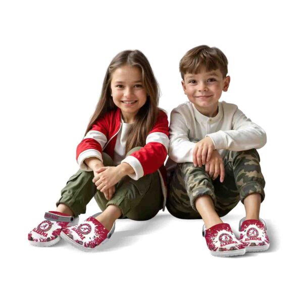 custom alabama crimson tide splash art crocs fashion forward