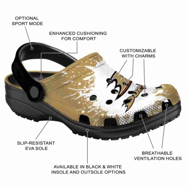 custom anaheim ducks splash art clog new arrival