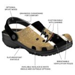 custom anaheim ducks vertical stripes clog best selling